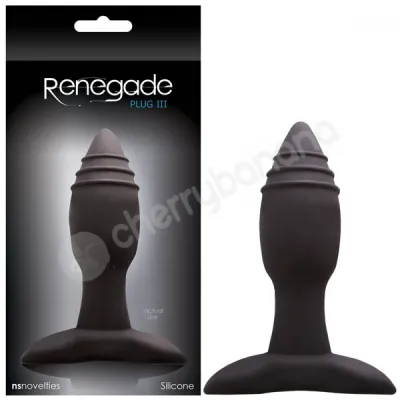 Renegade Plug III Black Butt Plug