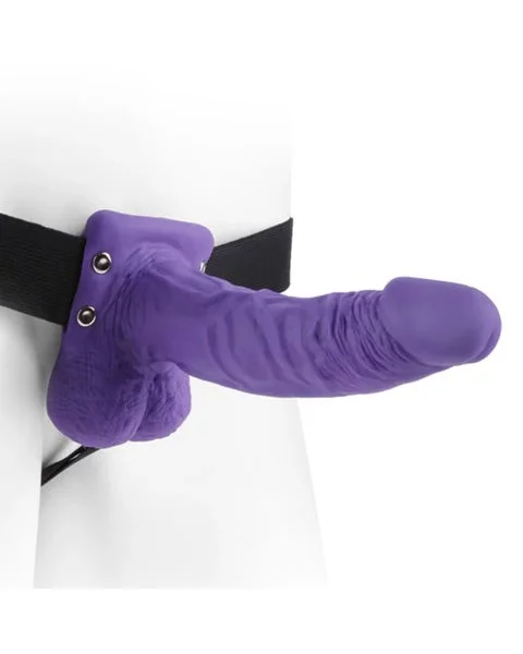 Fetish Fantasy 7 inch Realistic Hollow Strap On with Balls