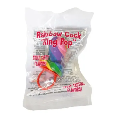 Hott Products Rainbow Cock Ring Pop