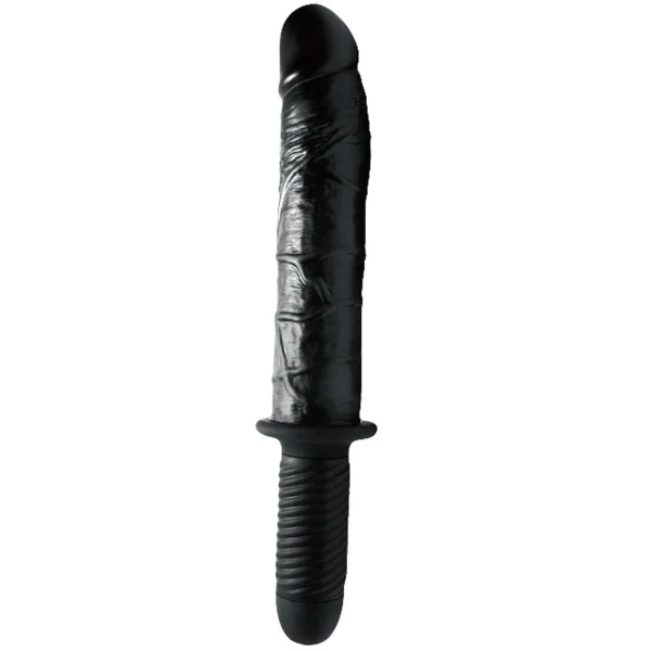 Extra-LARGE & THICK Vibrating Dildo Thruster - 14" LONG!