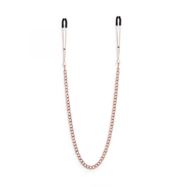 Bound Adjustable DC3 Tweezer Nipple Clamps by NS Novelties - Rose Gold