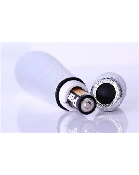 Rain Textured Bullet - Silver - 3 Inch