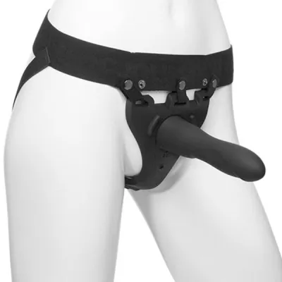Body Extensions Vibrating Hollow Strap On Be In Charge