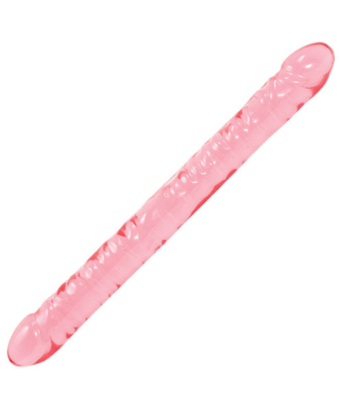 Crystal Jellies Double Dong Pink 18