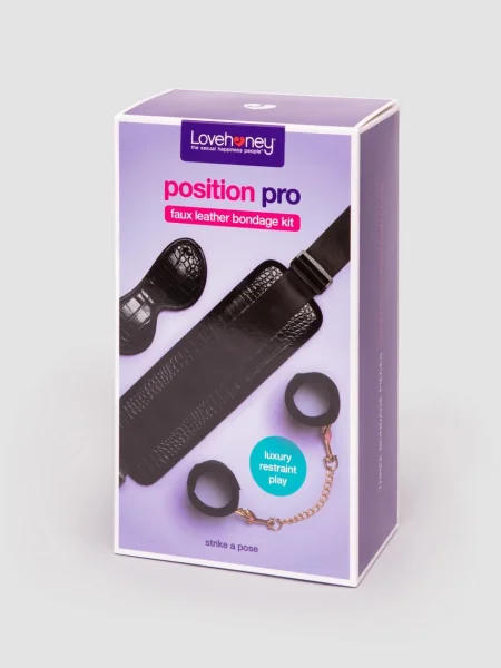Lovehoney Position Pro Faux Leather Bondage Kit (3 Pieces)