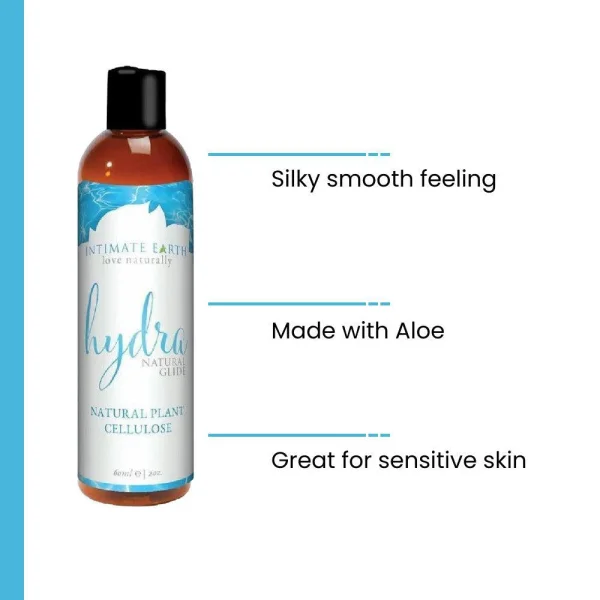 Intimate Earth Hydra Glide Oral-Safe Lube with Aloe | 4oz