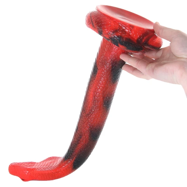 King Cobra X-Large 18" Long Silicone Suction Cup Dildo By Creature Cocks