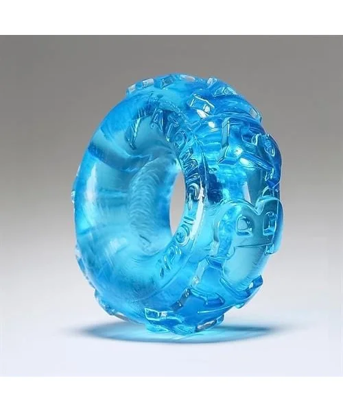 Jelly Bean Cockring Atomic Jock - Ice Blue