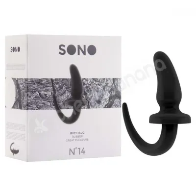 Sono No 14 Black Tailed Butt Plug
