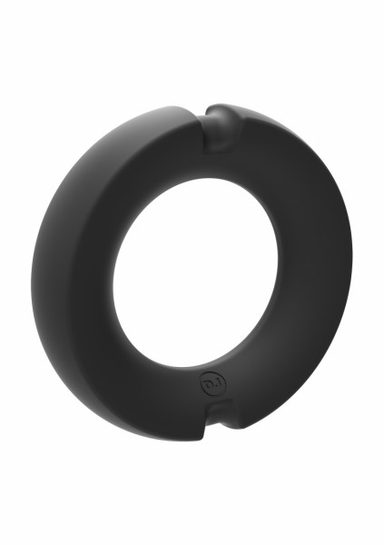 HYBRID Silicone Covered Metal Cock Ring - 45mm - Cock Ring Shop