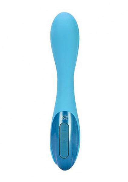 UltraZone Infinity 6x Rechargeable Vibe - Blue - Silicone Vibrator