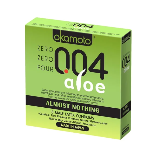 004 Almost Nothing Condom with Aloe  3 Pack — image 4 of 4