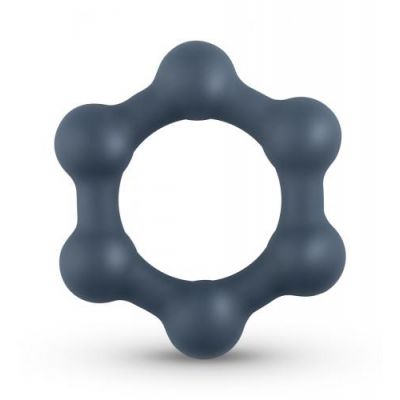 Hexagon Cockring With Steel Balls