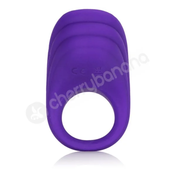 Silicone Rechargeable Purple Passion Enhancer Cock Ring