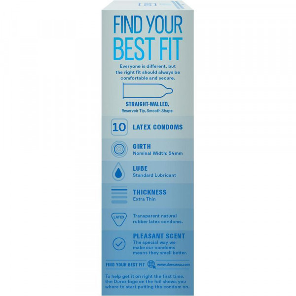 Durex Air Extra Thin Transparent Latex Condoms — image 7 of 19