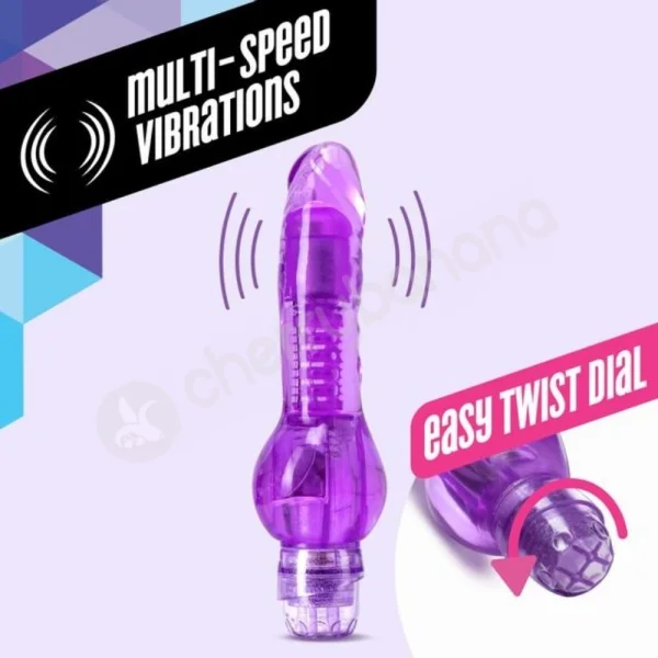 Naturally Yours Mr. Right Now Purple Waterproof Flexible Vibrator