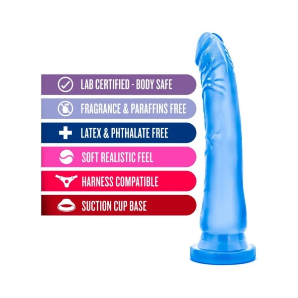 Sweet N Hard #6 Dong With Suction Cup Blue