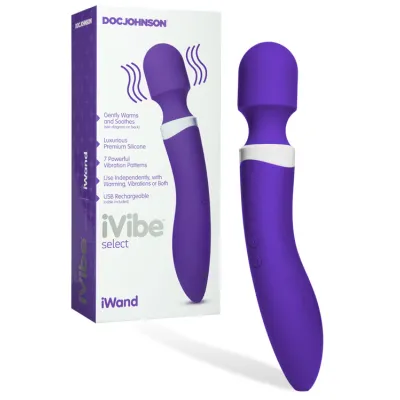 Doc Johnson iVIBE Select iWand 10 Silicone Massager