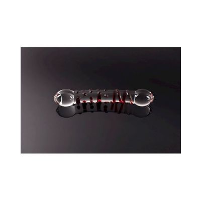 Either End Glass Anal Stick 7 8 Inch
