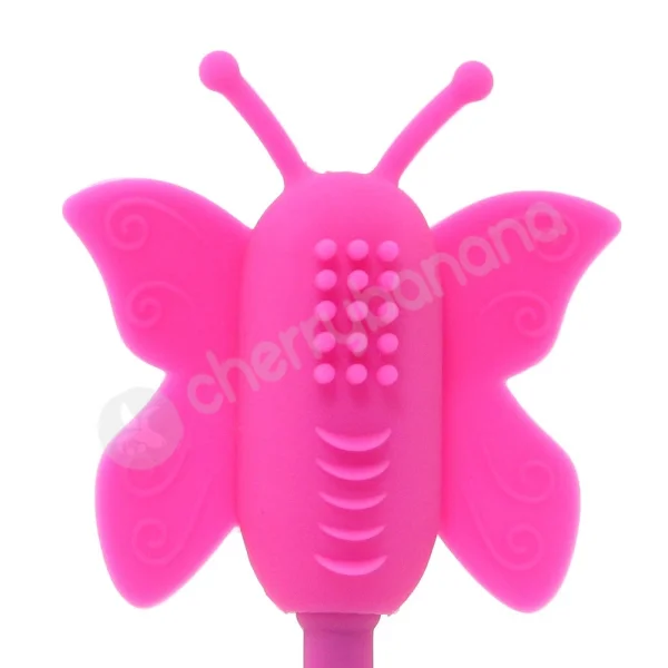 The Celine Pink Butterfly Wand Vibrator