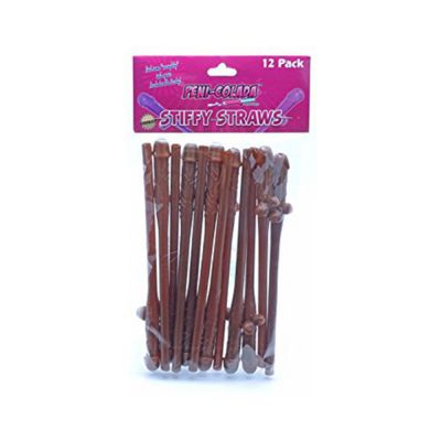 Peni Colada Stiffy Straws Chocolate 12 Pack