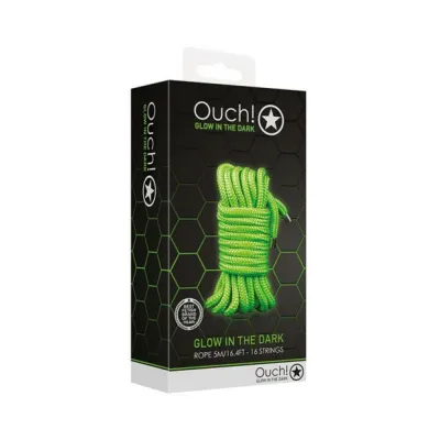 Ouch Glow Rope 5 M 16 Strings Glow In The Dark Green