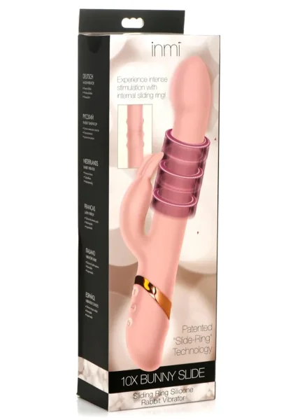 Sliding Ring Rabbit Vibrator | Blended Clit & G-Spot Orgasm Rabbit