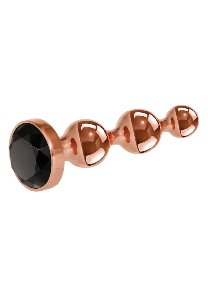 Gold Digger Metal Anal Beads - 1 Plug