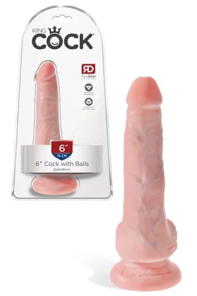 Pipedream Realistic 6" Suction Cup Dildo