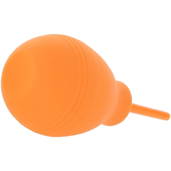 Cheeky One Way Flow Douche Anal Cleansing Tool By CalExotics - Orange