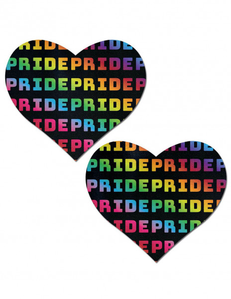Rainbow Pride Repeat Heart Pasties