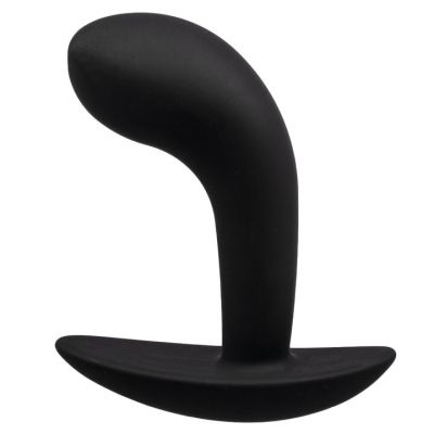 Bondara Periscope Black Silicone Prostate Butt Plug 3 5 Inch