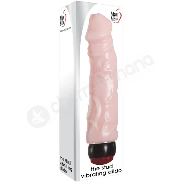 Adam & Eve The Stud Flesh Realistic Vibrating Dildo