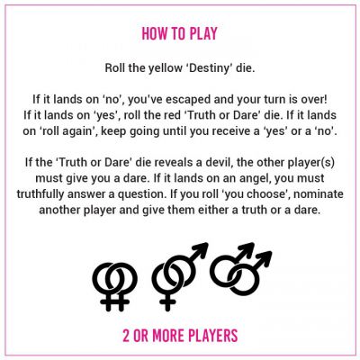 Truth or Dare Dice Game