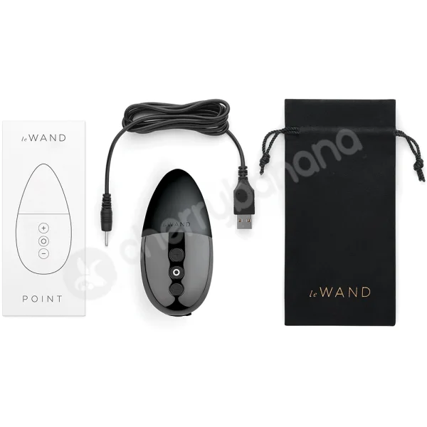 Le Wand Point Black Chrome 15 Function Vibrating Stimulator