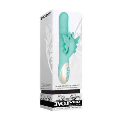 Evolved Grand Beaded Butterfly Vibrator