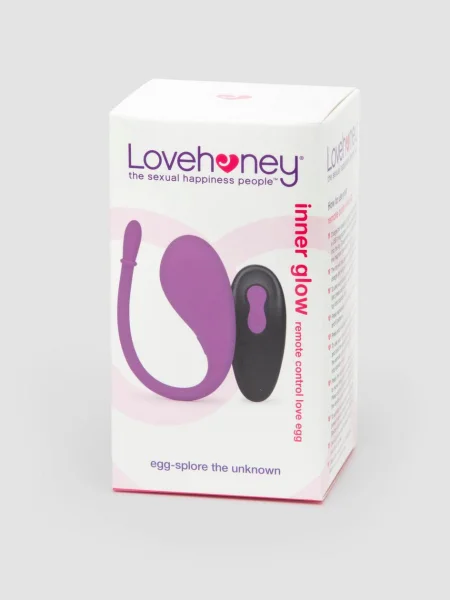 Lovehoney Inner Glow Rechargeable Remote Control Love Egg