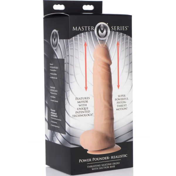 Master Series Power Pounder Realistic Thrusting Dildo