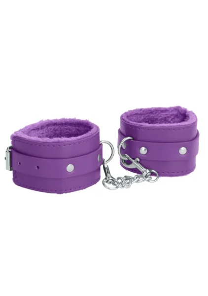 OUCH! Plush Leather Hand Cuffs