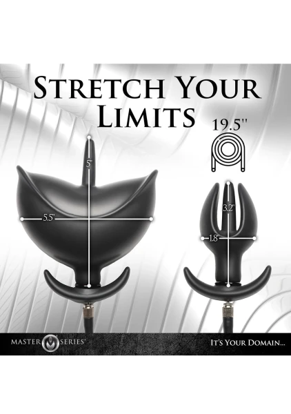 Ass Bound Anchor Inflatable Silicone Anal Plug