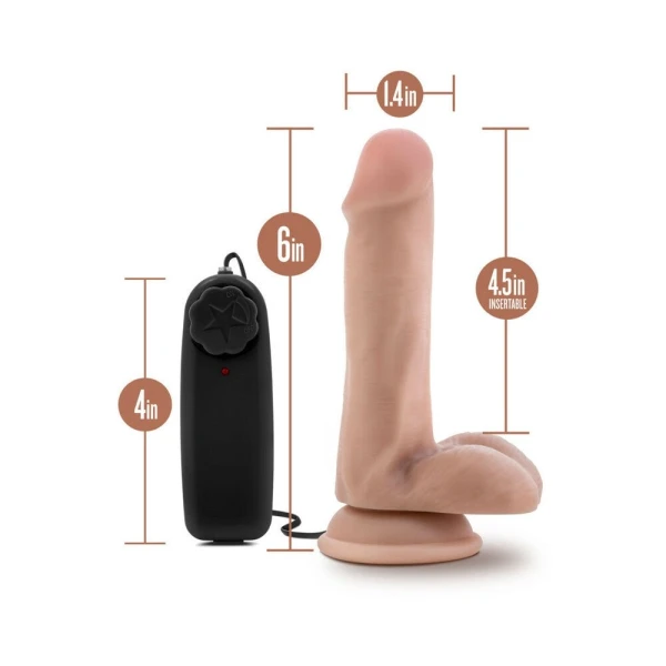 Dr. Skin - Dr. Rob - 6in Vibrating Cock With Suction Cup - Vanilla — image 9 of 11