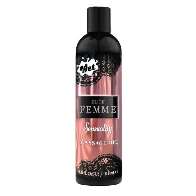 Inttimo by Wet Massage Oil Sensuality 4 Fl Oz 120ml