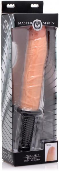 Onslaught 9" Vibrating Cock