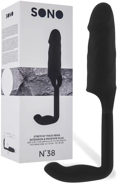 Sono 9.75" Stretchy Penis Extension with Anal Plug — image 3 of 4