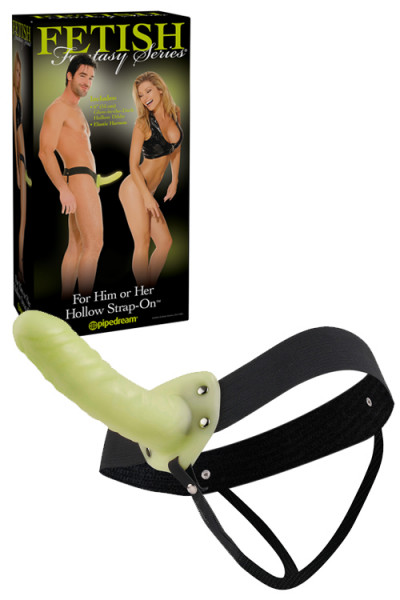 Pipedream Beginner's Glow in the Dark Hollow Strap-On 