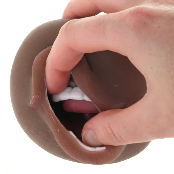 Stroke It Mouth - Brown