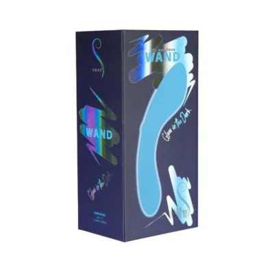Personal Massagers Swan The Mini Swan Wand Glow in the dark Blue
