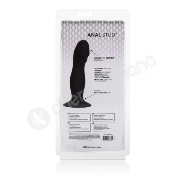 Black Silicone Anal Stud