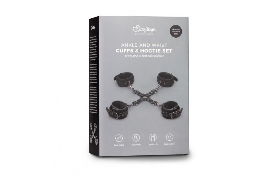 Vegan Hogtie with Wrist & Ankle Cuffs