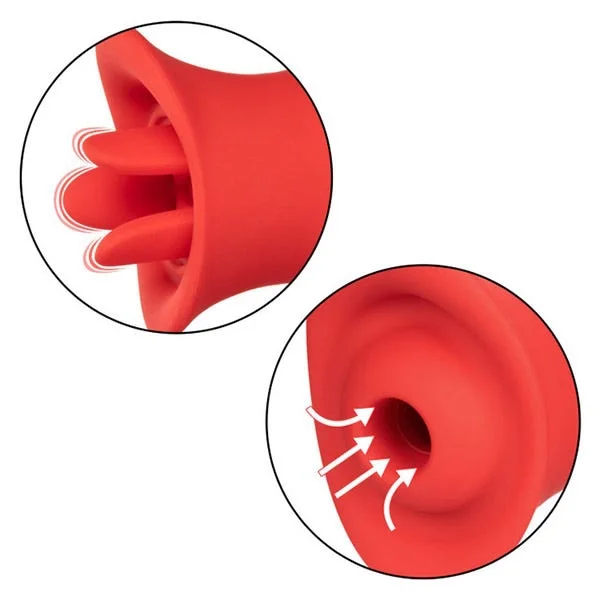 French Kiss Suck & Play Vibrating Interchangeable Set with Triple Tongue Teaser